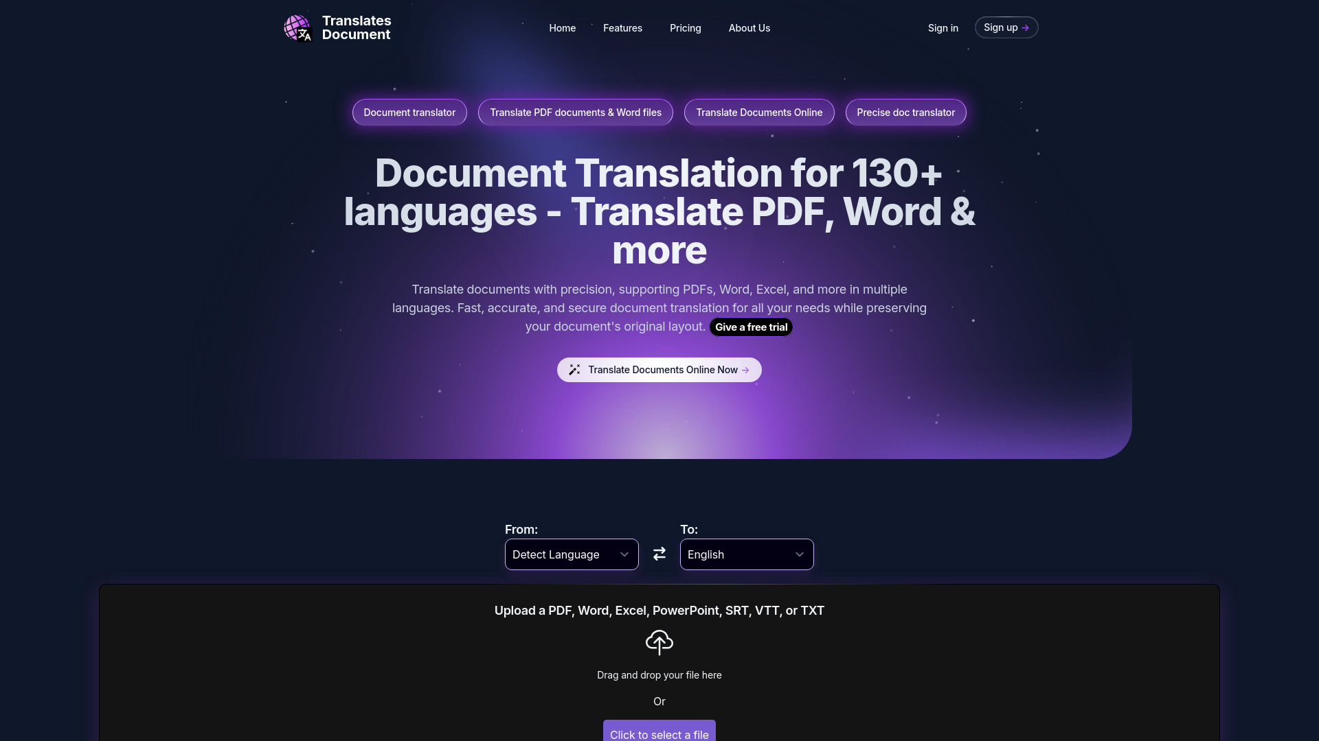 TranslatesDocument