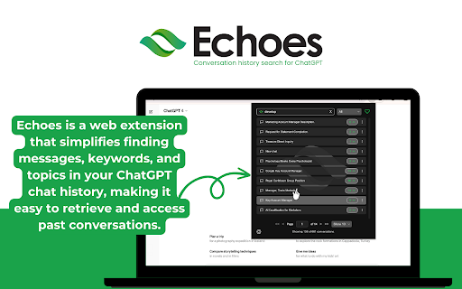 ChatGPT Conversation History Search - 谷歌插件