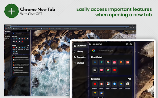 New Tab With ChatGPT for Chrome™ - 谷歌插件