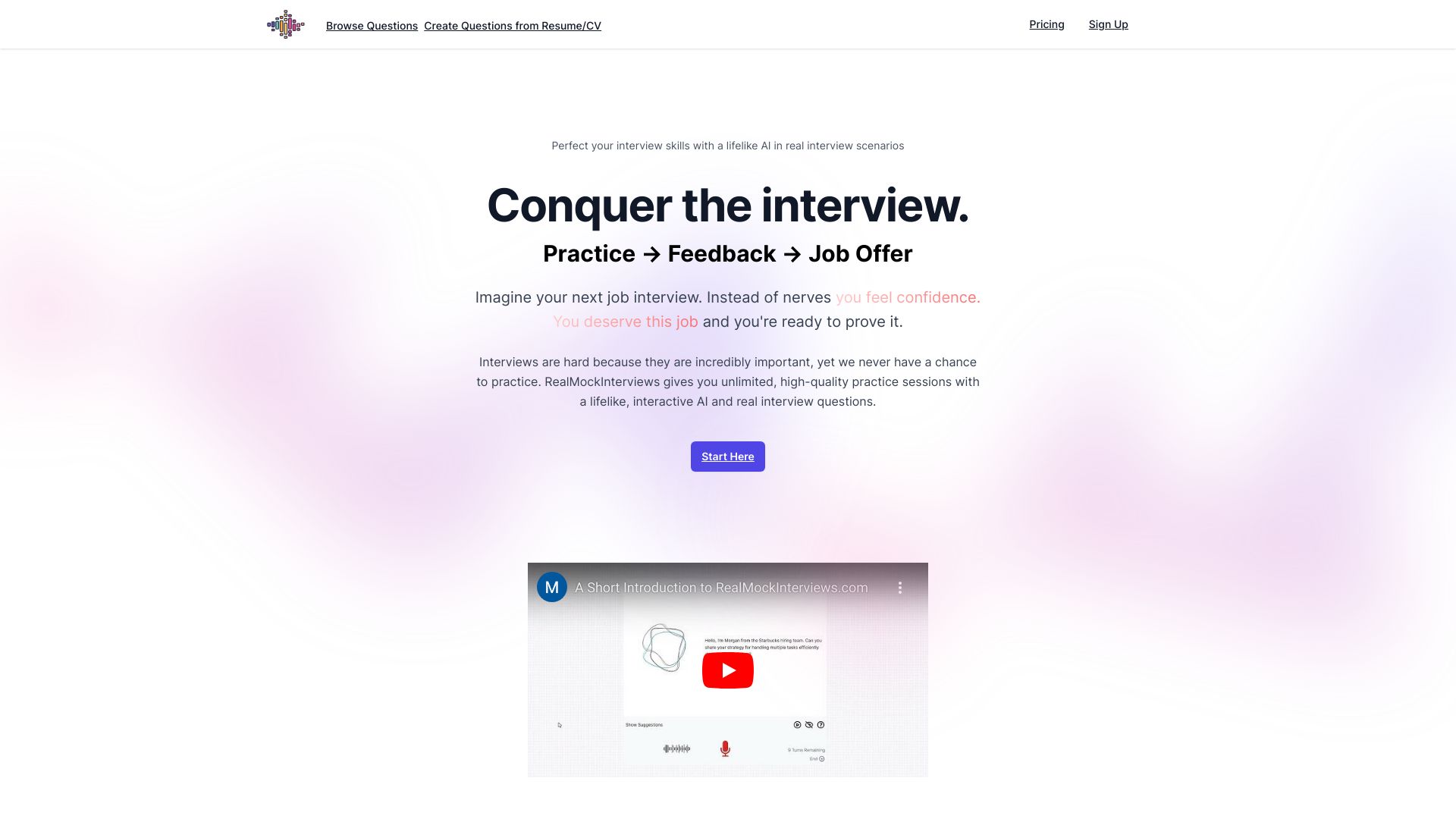 Real Mock Interviews & STAR Method