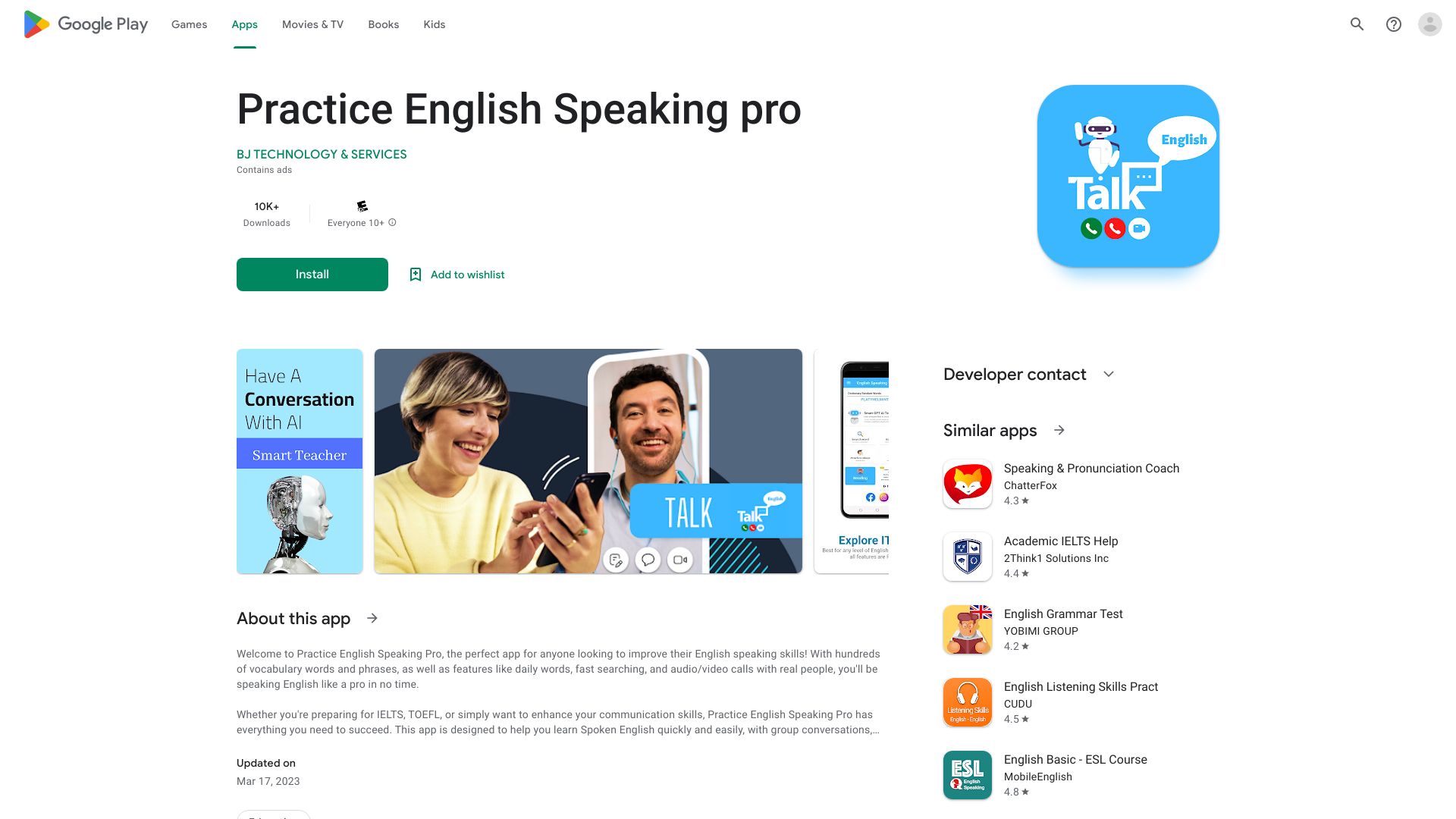 English Speak Easy