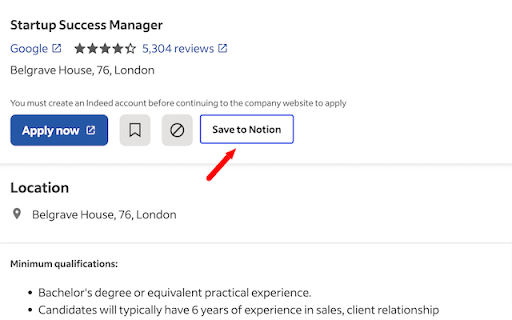 Job Application Tracker - 谷歌插件