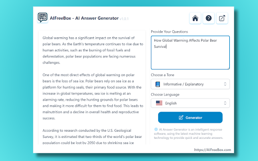 Free AI Answer Generator - 谷歌插件