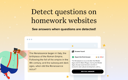 Find solutions for any school question - 谷歌插件