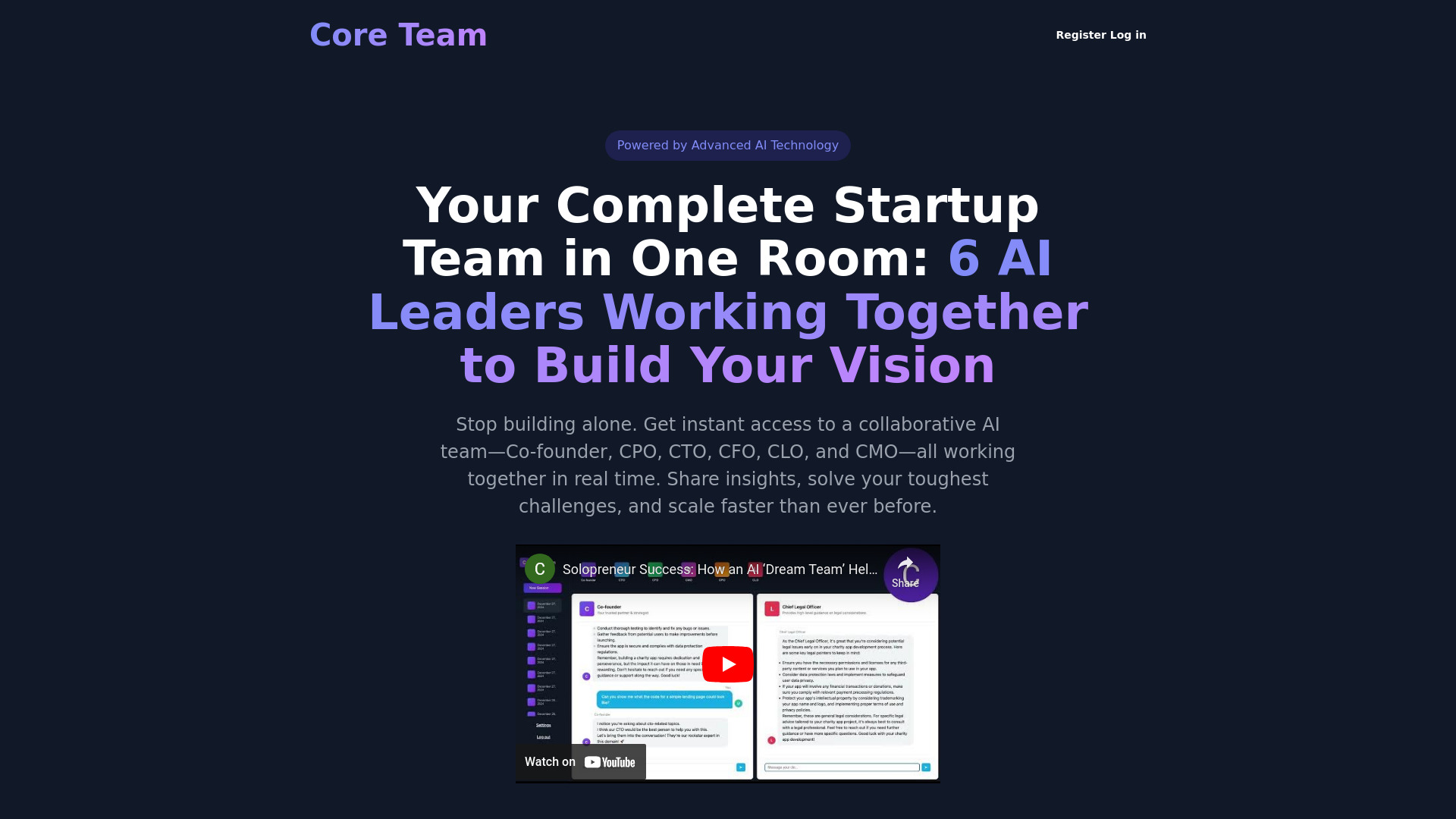 Core Team AI