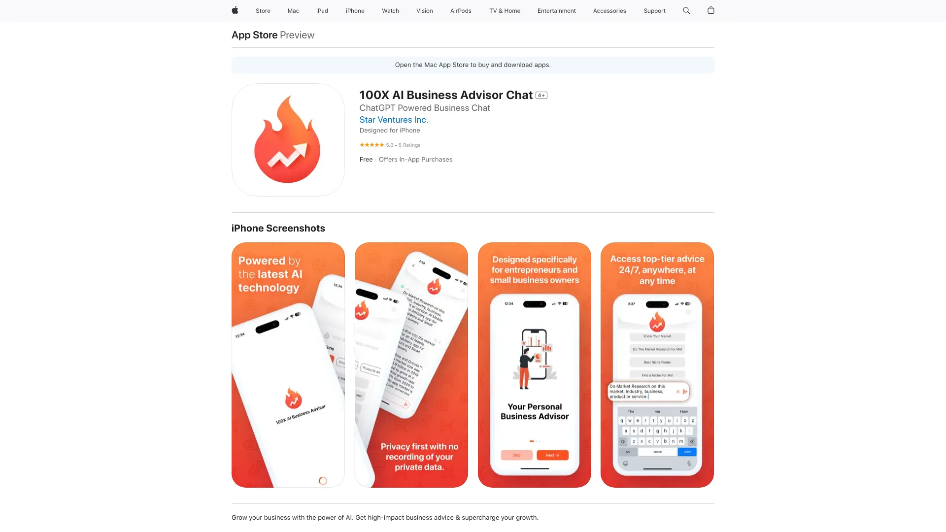 100X AI Business Advisor