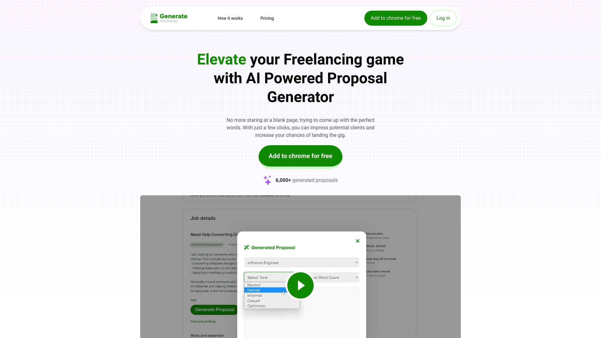 AI-Powered Proposal Generator