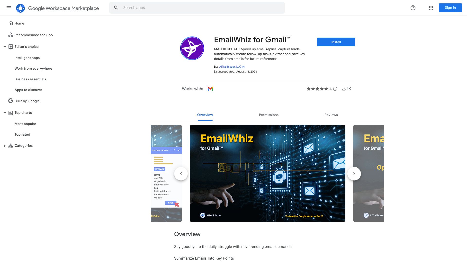 EmailWhiz for Gmail