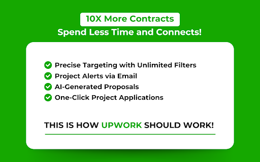 Upwork Project Finder - 谷歌插件