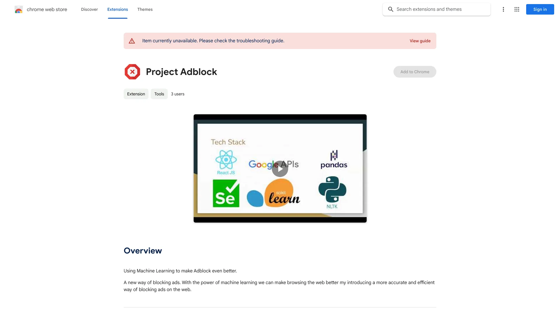 ML Ad Blocker - 谷歌插件