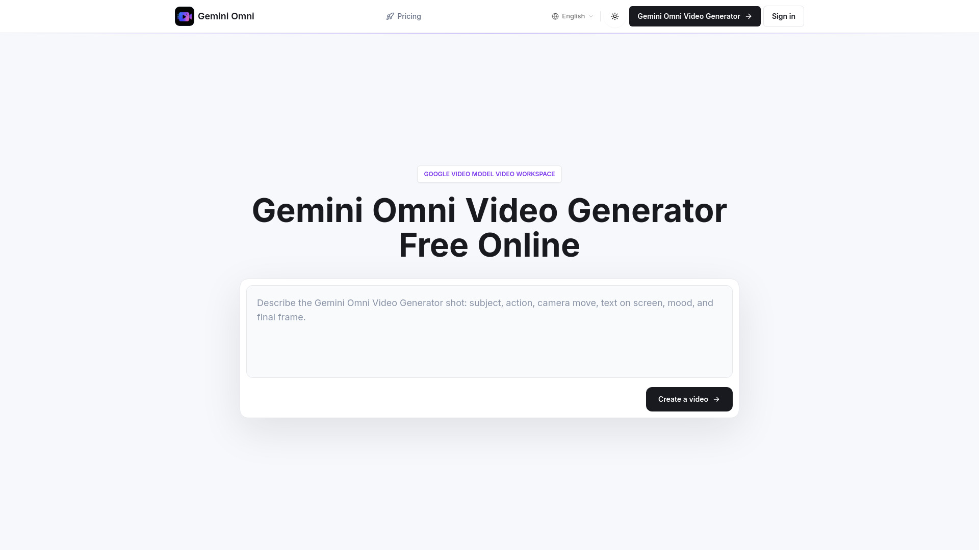 Gemini Omni