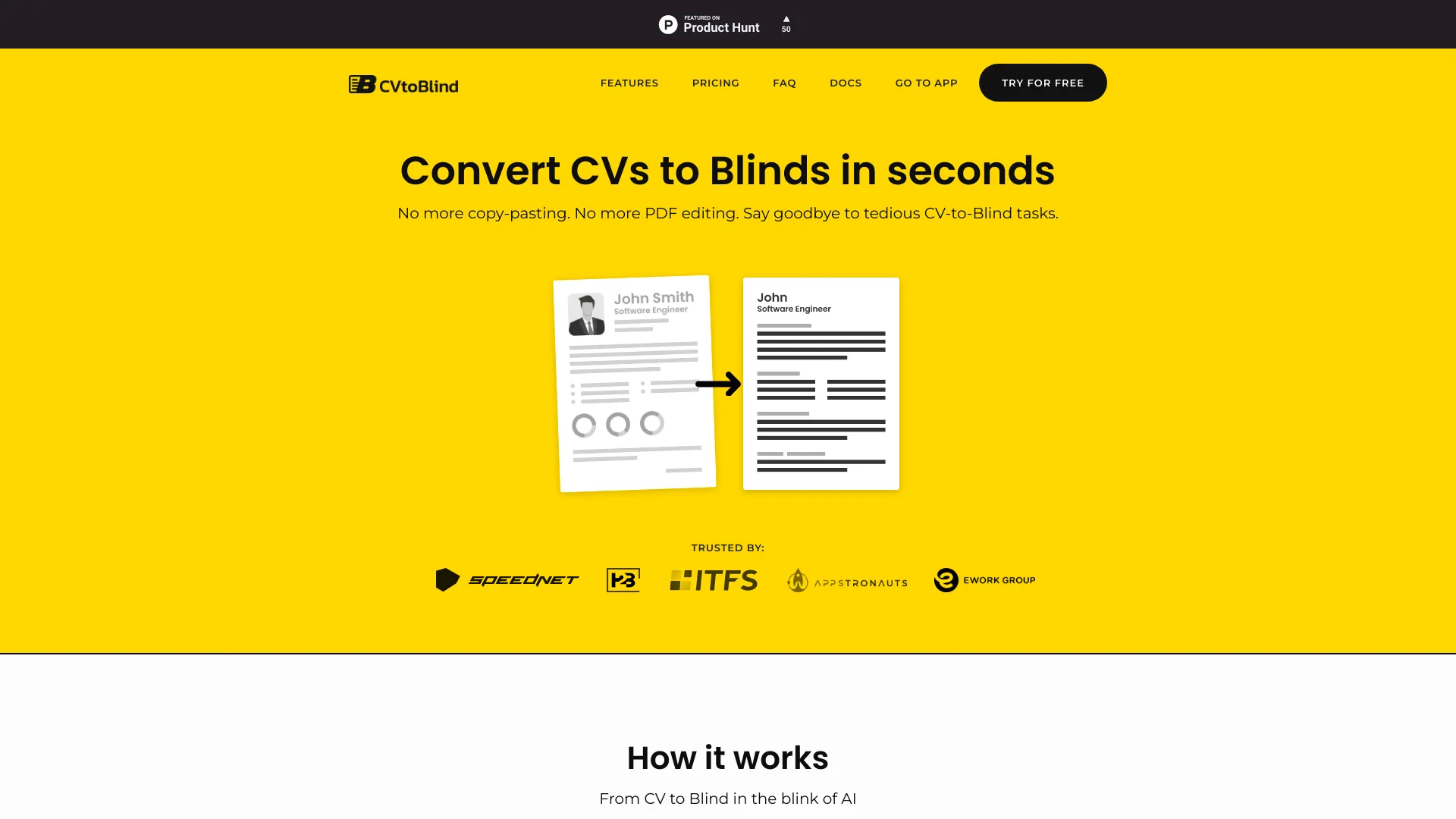 CVtoBlind