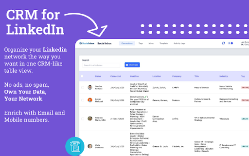 Linked CRM - 谷歌插件