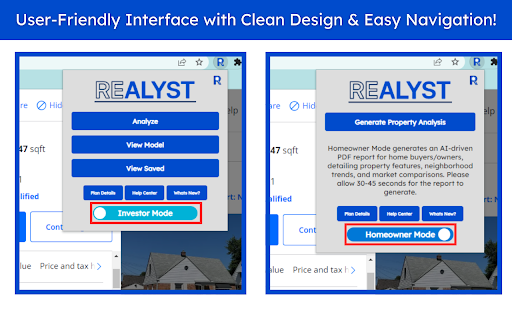 Realyst: Rental Property Calculator for Zillow - 谷歌插件