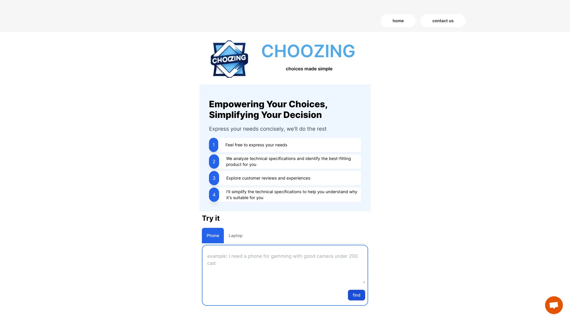 Choozing