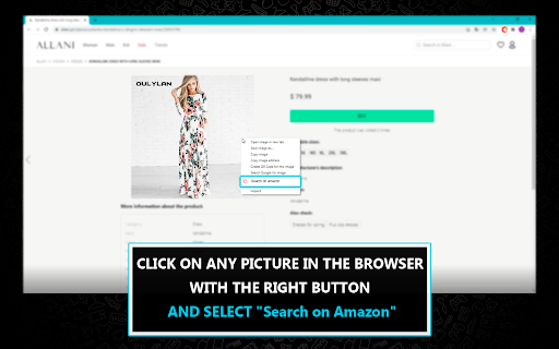 Search by image on Amazon - 谷歌插件