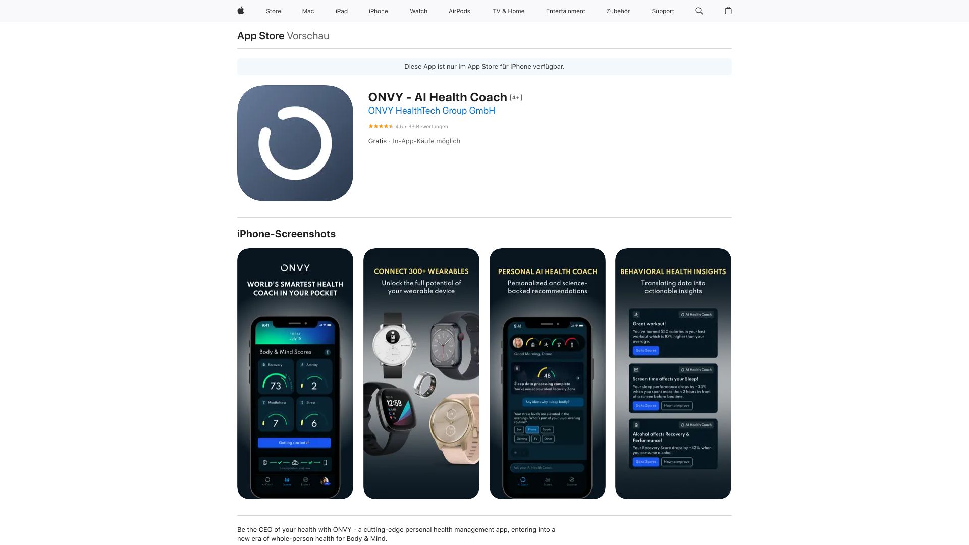 ONVY - AI Health Coach