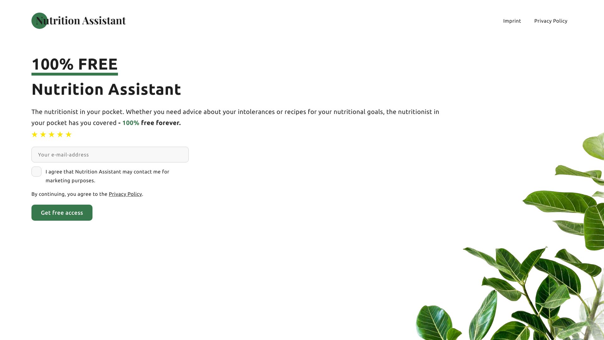 Nutrition Assistant