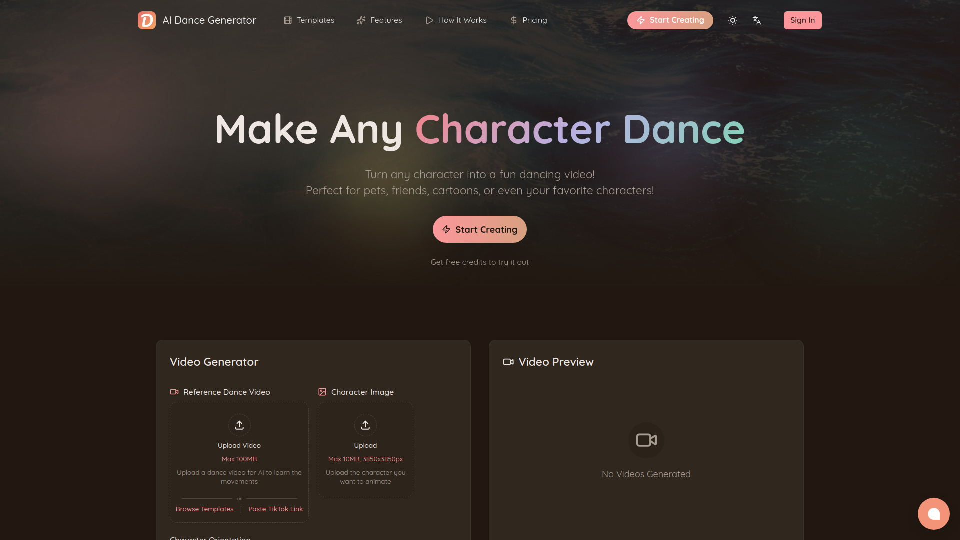 AI Dance Generator | DanceGenerator.AI