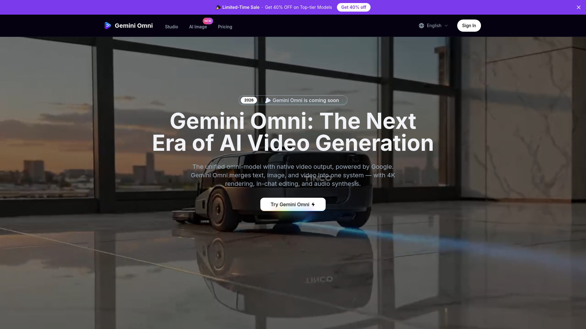 Gemini Omni AI Video Generator