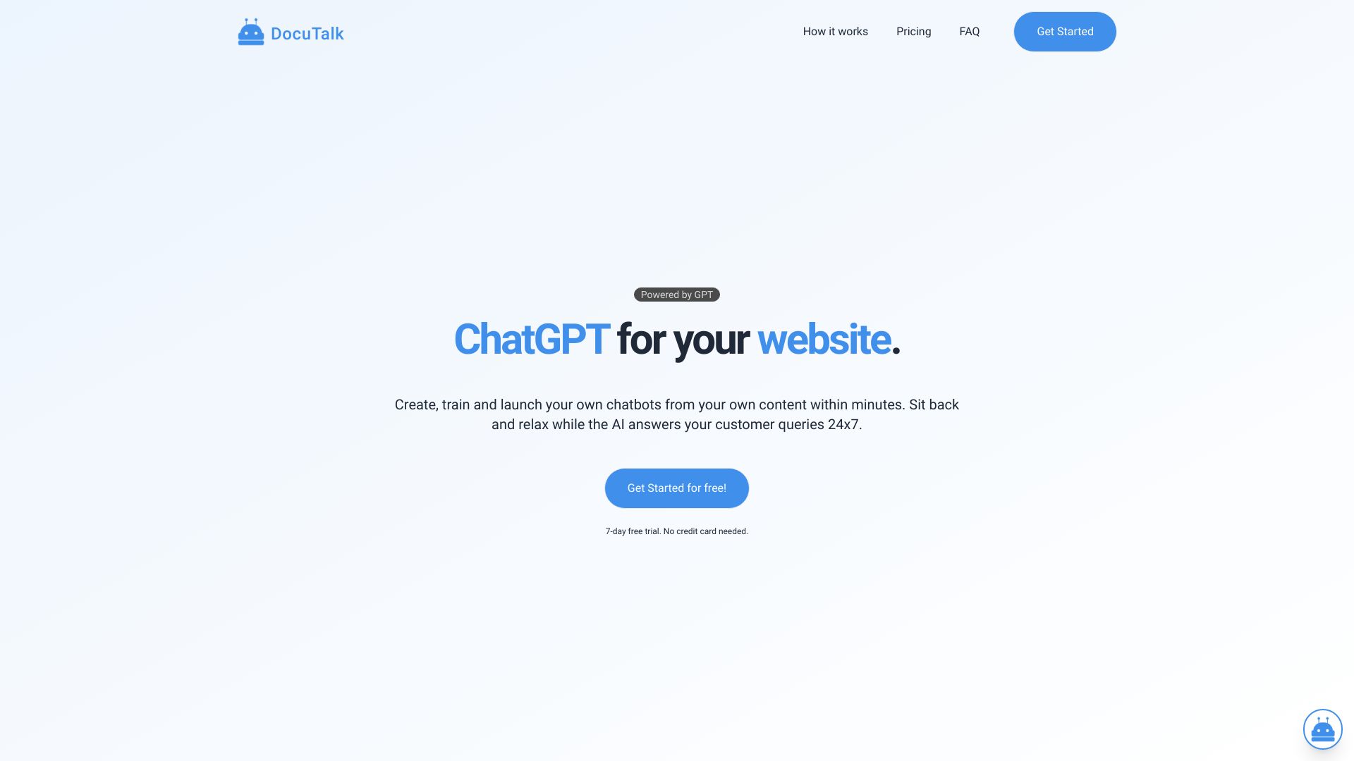 Website Chatbot Builder