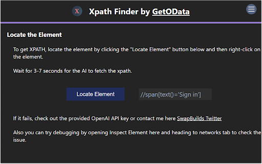 Xpath Finder - 谷歌插件