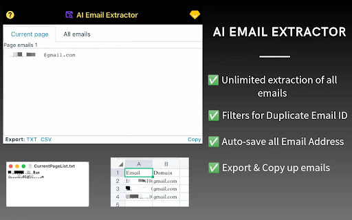 AI Email Extractor - 谷歌插件