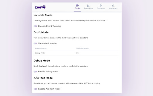Zoovu Chrome Extension - 谷歌插件