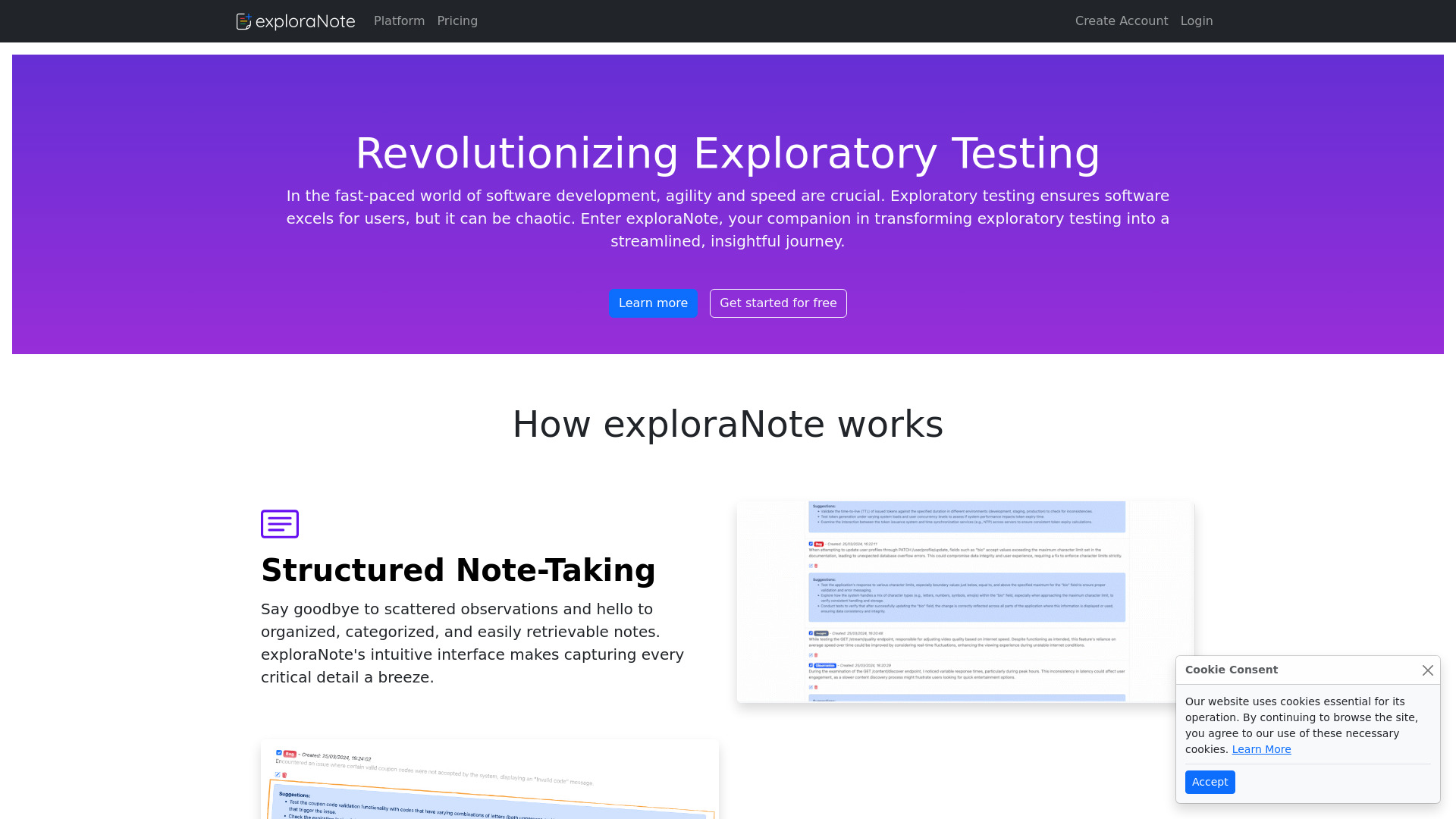 exploraNote