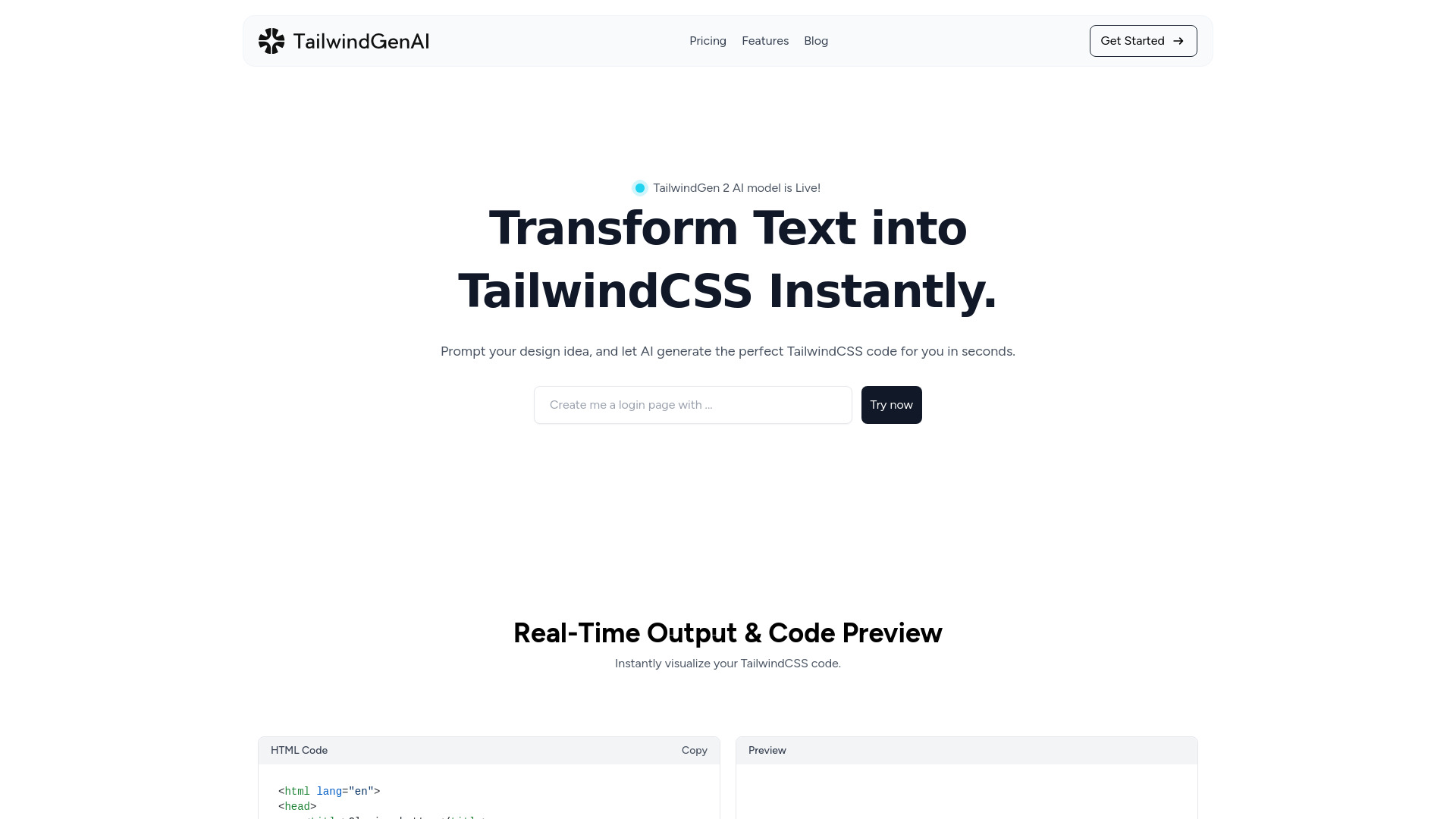 TailwindGenAI