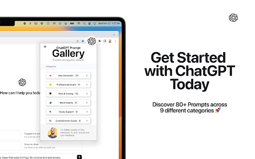 ChatGPT Prompt Extension - 谷歌插件