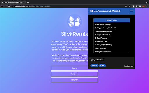 ChatGPT Chrome Extension - 谷歌插件