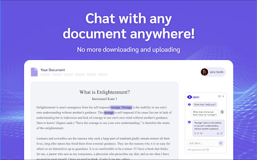 Skim AI - Chrome Extension - 谷歌插件