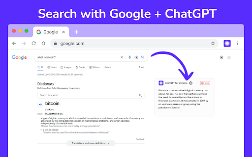 ChitChat & ChatGPT for Google - 谷歌插件