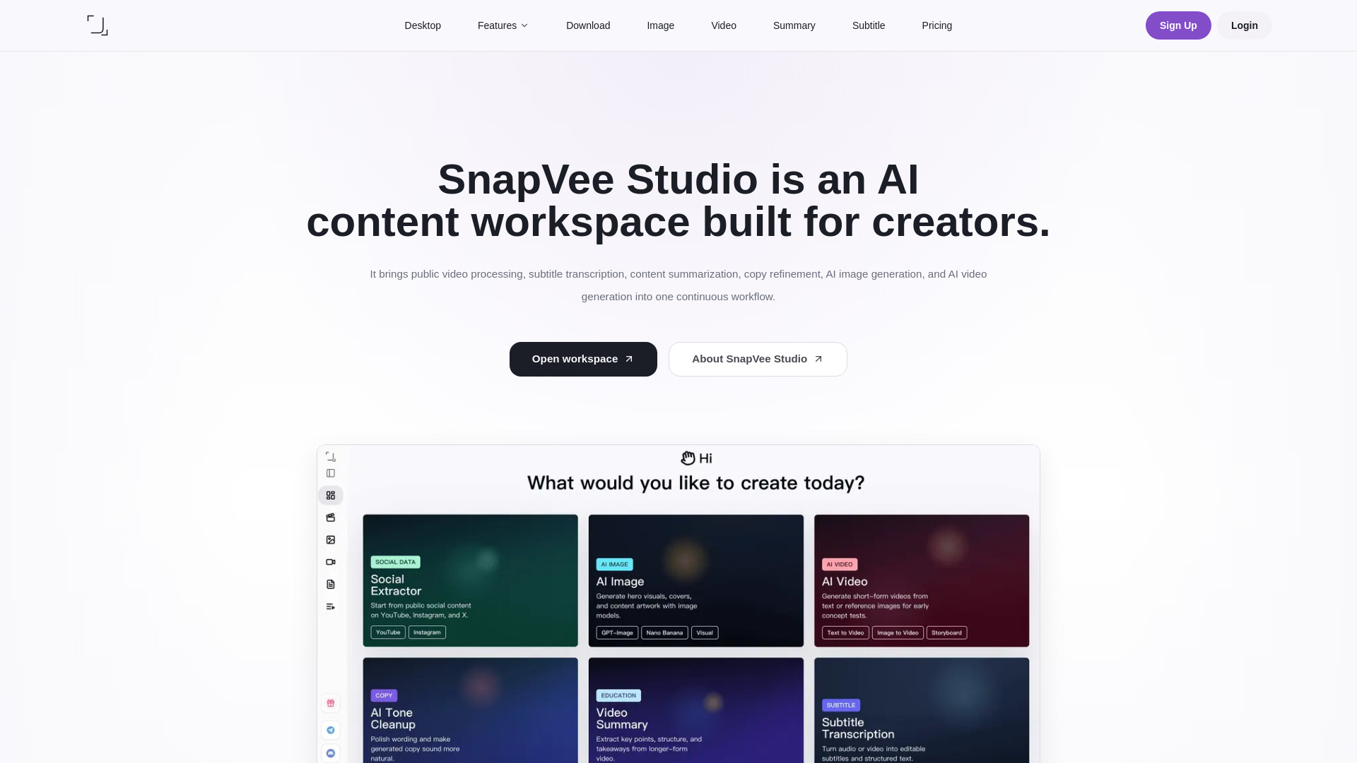 SnapVee Studio