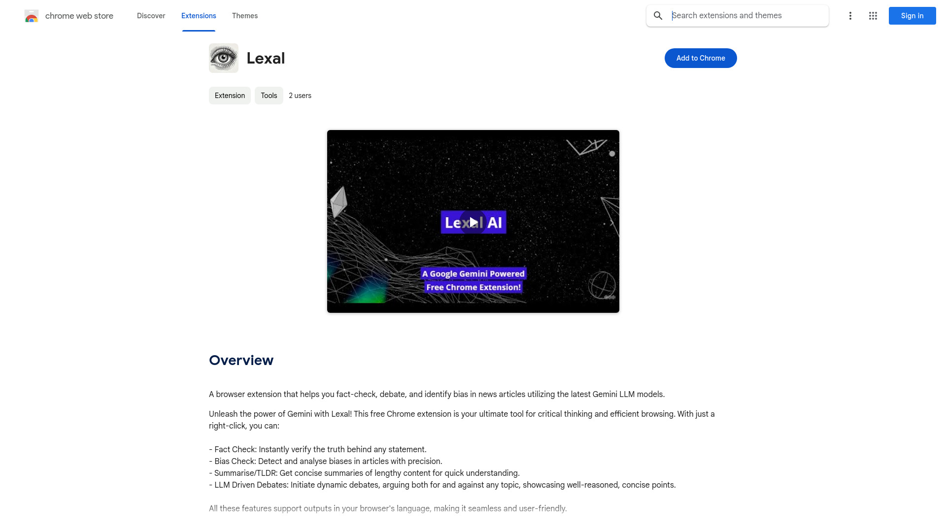 Lexal - 谷歌插件
