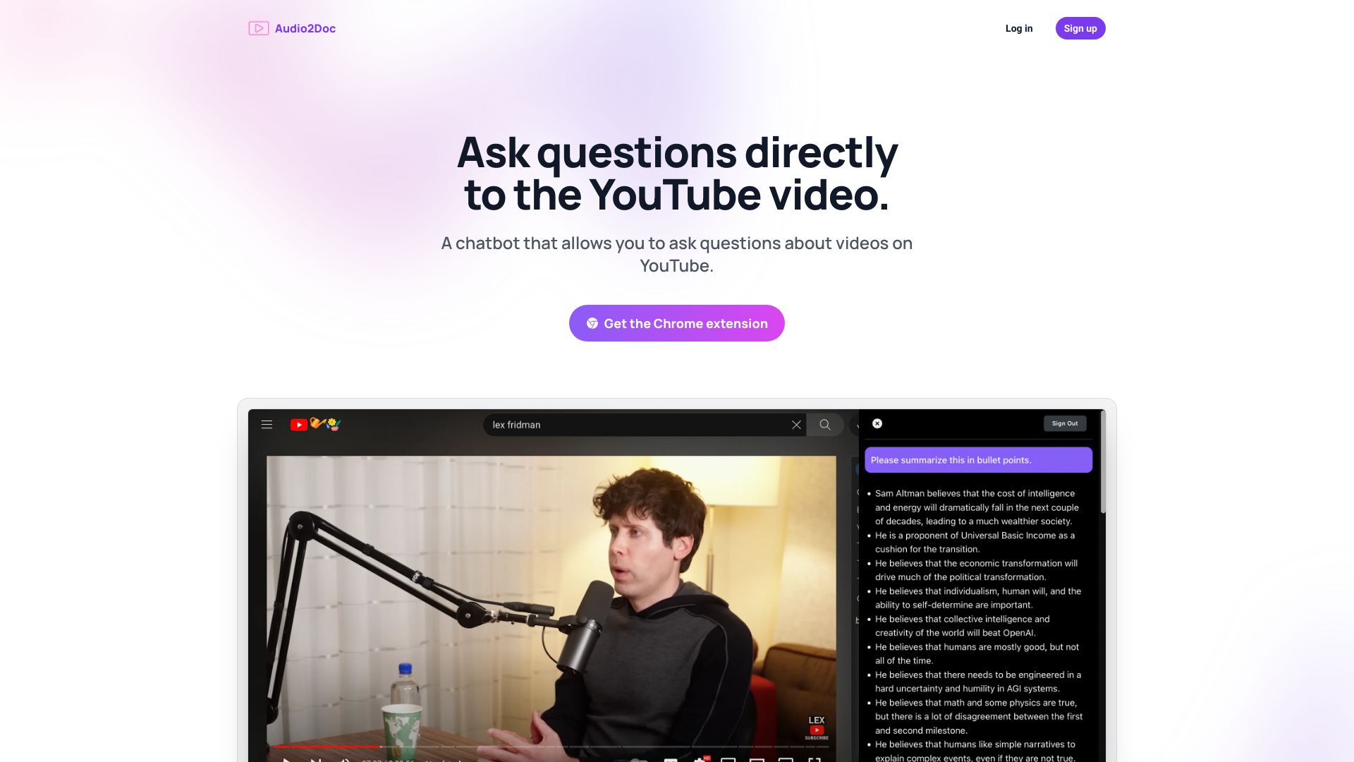 Audio2Doc