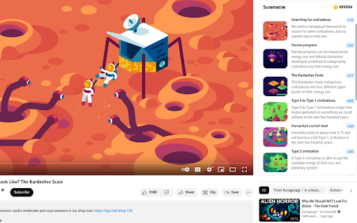 YouTube Video Summarization Extension - 谷歌插件