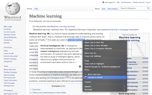 Nuclia Chrome Extension - 谷歌插件