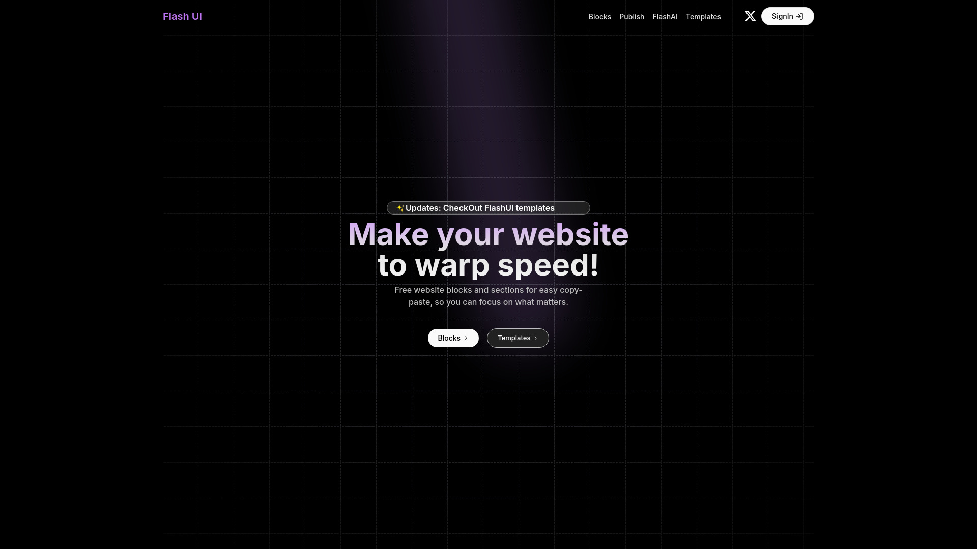 Flash UI