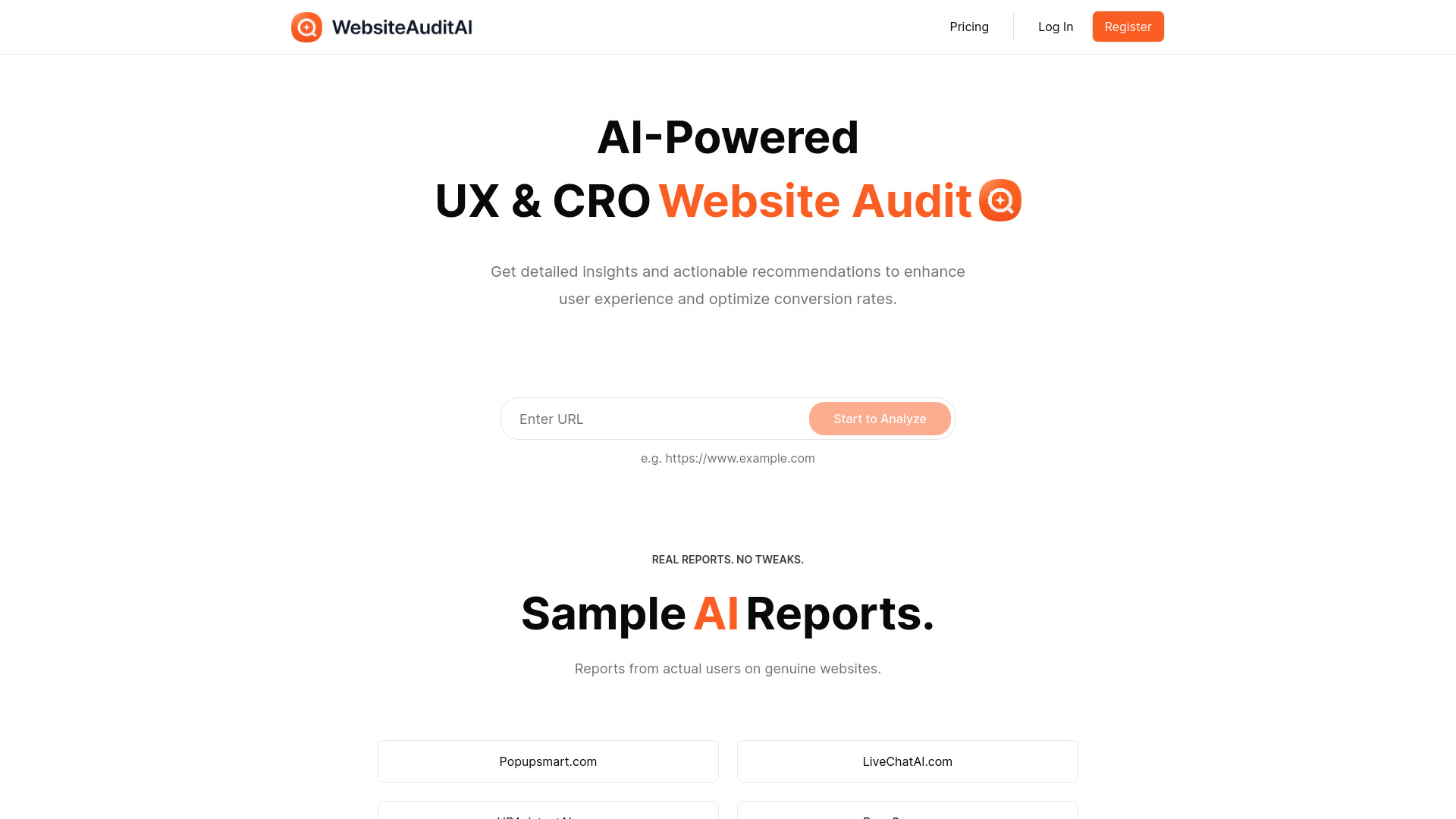 Website Audit AI
