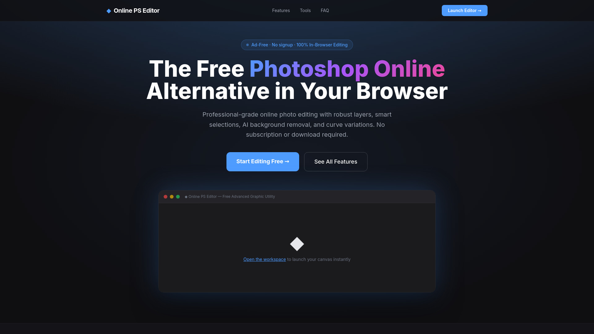 Online PS Editor