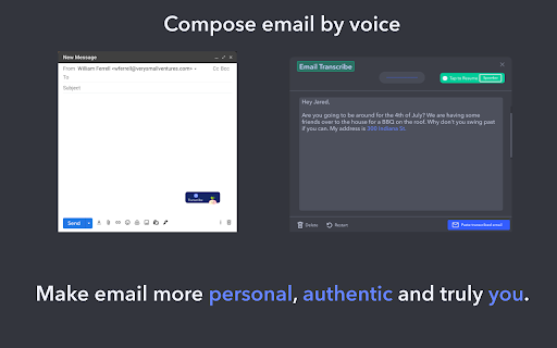 Send email with your Voice - 谷歌插件