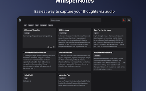 Audio Note Taking App - 谷歌插件