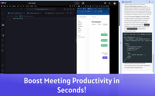 Real-time Meeting Assistant - 谷歌插件