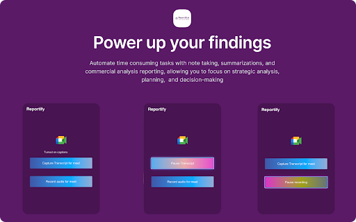 Automated Meeting Transcription and Analysis - 谷歌插件