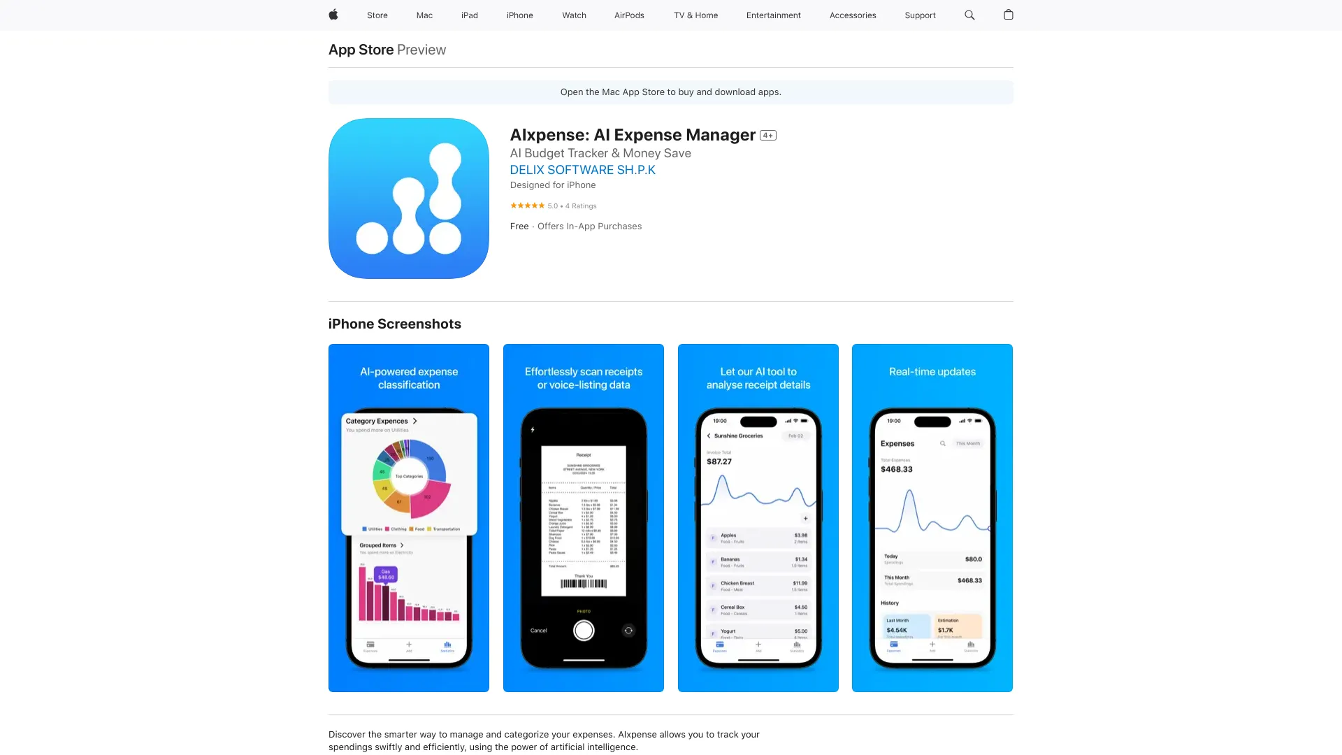 AIxpense: AI Expense Manager