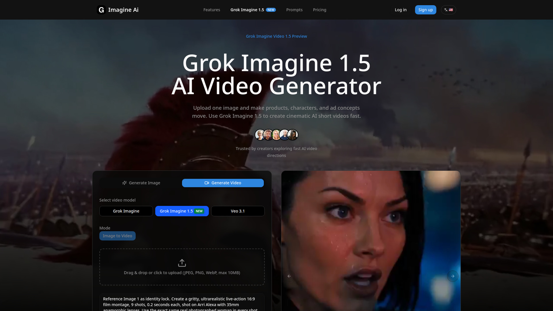 Grok Imagine 1.5