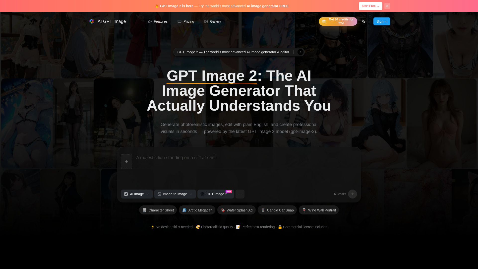 GPT Image 2 - AI Image Editor & Generator