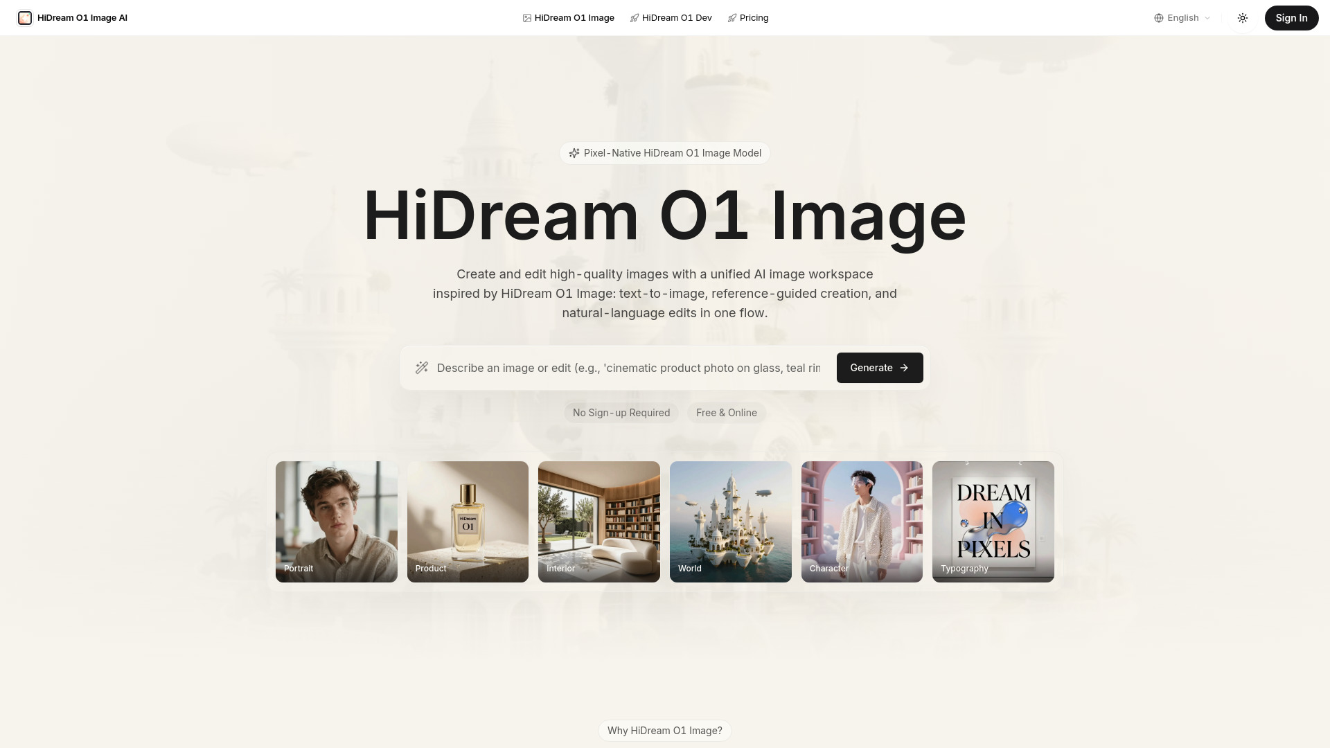 HiDream O1 Image